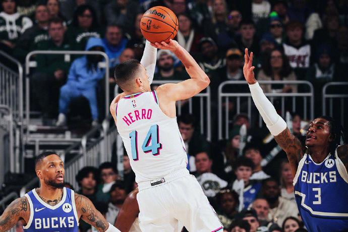 NBA常規賽 熱火vs雄鹿 全場高清中文直播回放 (2025 年 02月24 日)