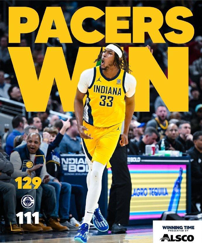 步行者主場 129-111 擊潰快船，哈利伯頓閃耀哈登獨木難支