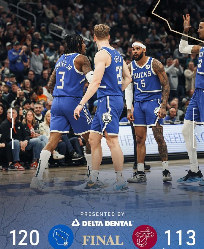 雄鹿 120-113 熱火：四連勝之路，從落后 14 分到絕地反擊